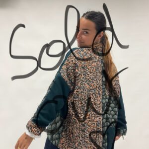 veste manche longue upcylcé taille unique original fabrication française