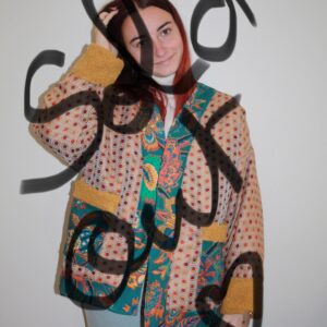 veste manche longue upcylcé taille unique original fabrication française