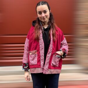 veste modele unique upcycling création française